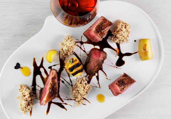 Duck magret with ponzu sauce