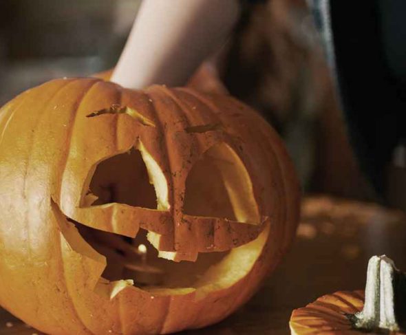 Halloween and a pumpkin allergy