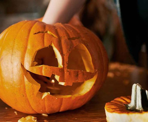 Halloween and a pumpkin allergy