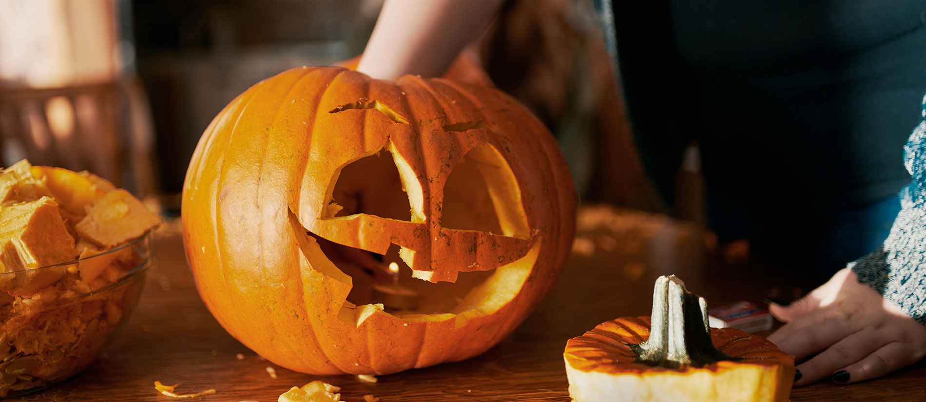 Halloween and a pumpkin allergy