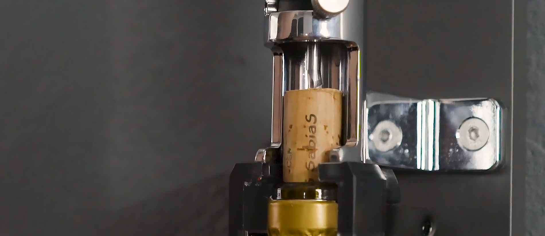 The cork and BOJ wall-mounted corkscrews – BOJ Masterclass by Jon William