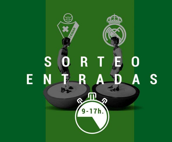 We have 2 tickets to the Eibar vs Real Madrid match to give away